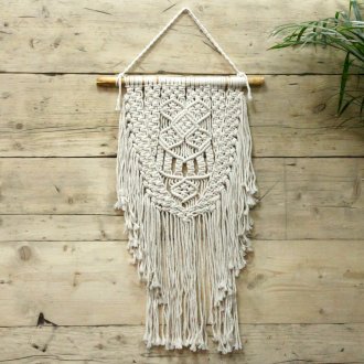 Macrame Wall Hanging - Over Abundance Shades 4 Seasons