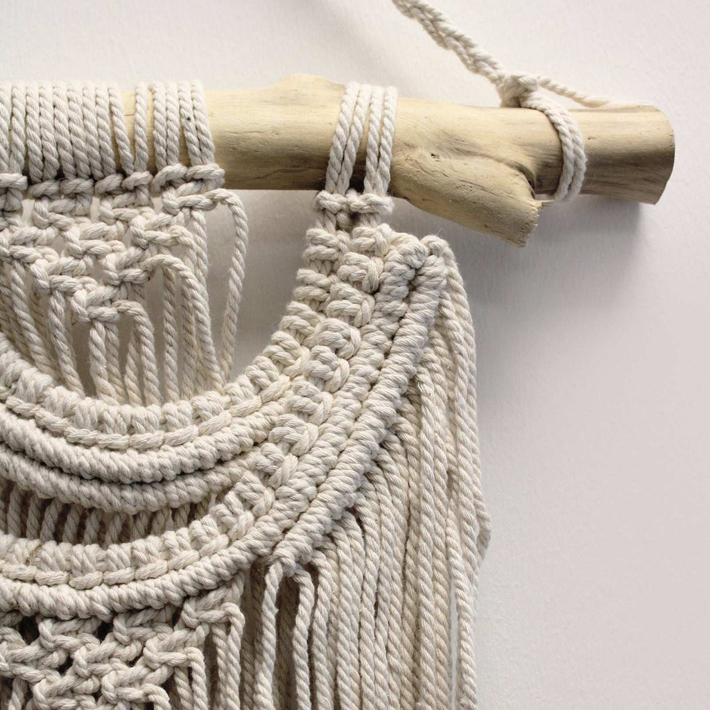 Macrame Wall Hanging - Two Waves Shades 4 Seasons