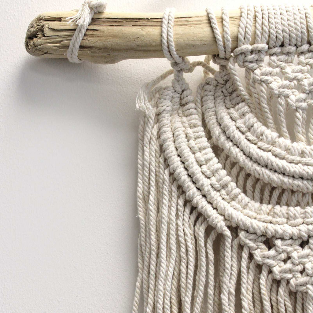 Macrame Wall Hanging - Two Waves Shades 4 Seasons