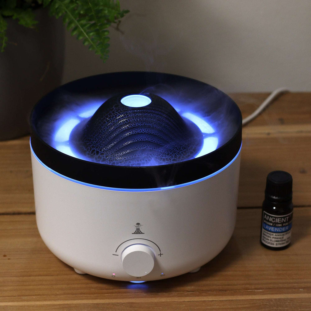 Large Volcano Effect Two Colour Aroma Diffuser Shades 4 Seasons