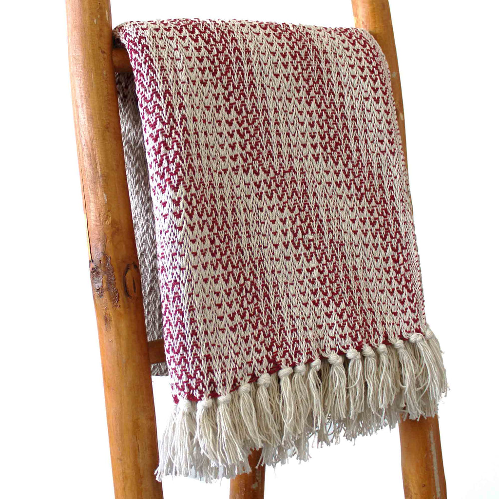 Boho Comfort Throws - 125x150cm - Ruby Two Tone Shades 4 Seasons