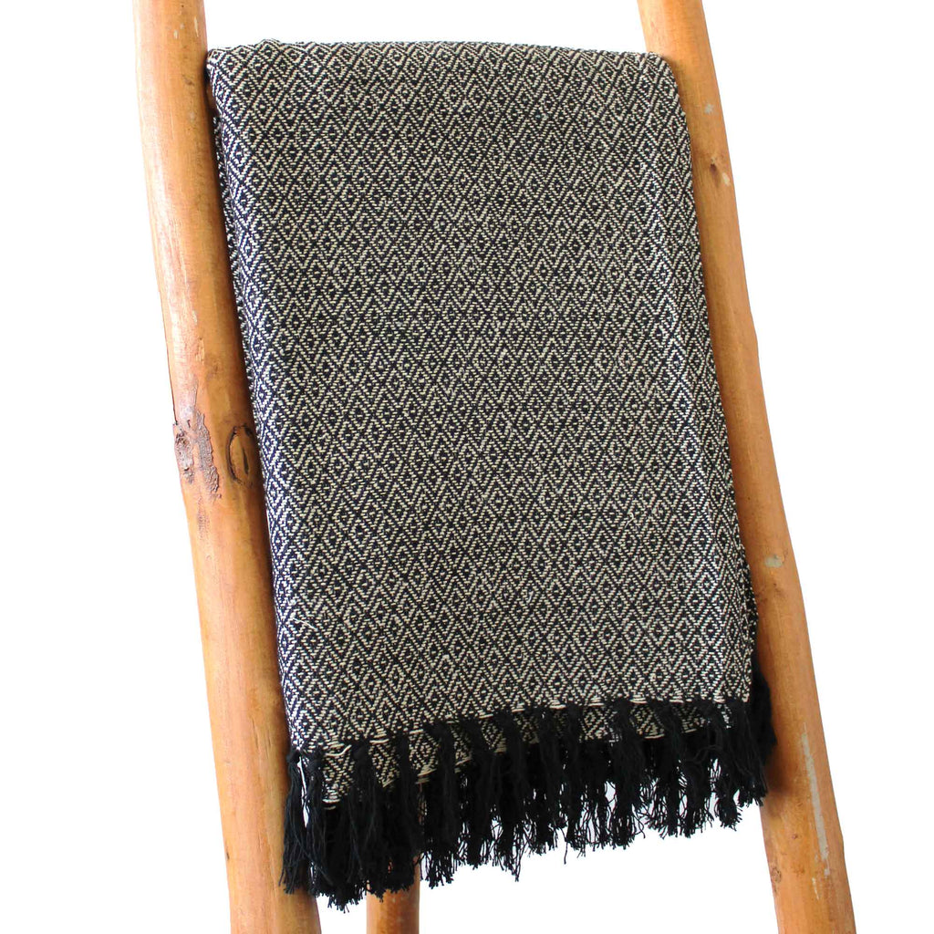 Boho Comfort Throws - 125x150cm - Charcoal Shades 4 Seasons