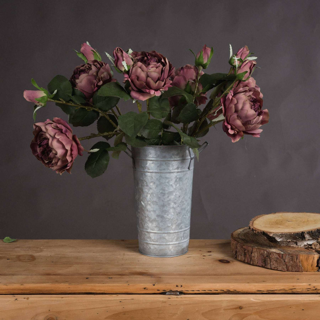 Dusty Pink Spray Rose Peony PINK PLASTIC Shades 4 Seasons