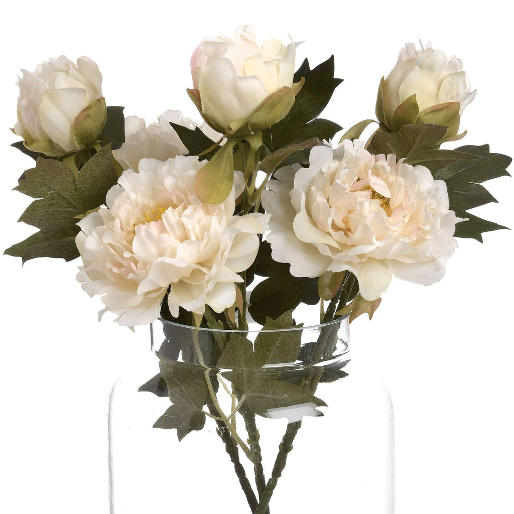 White Fashion Peony Shades 4 Seasons