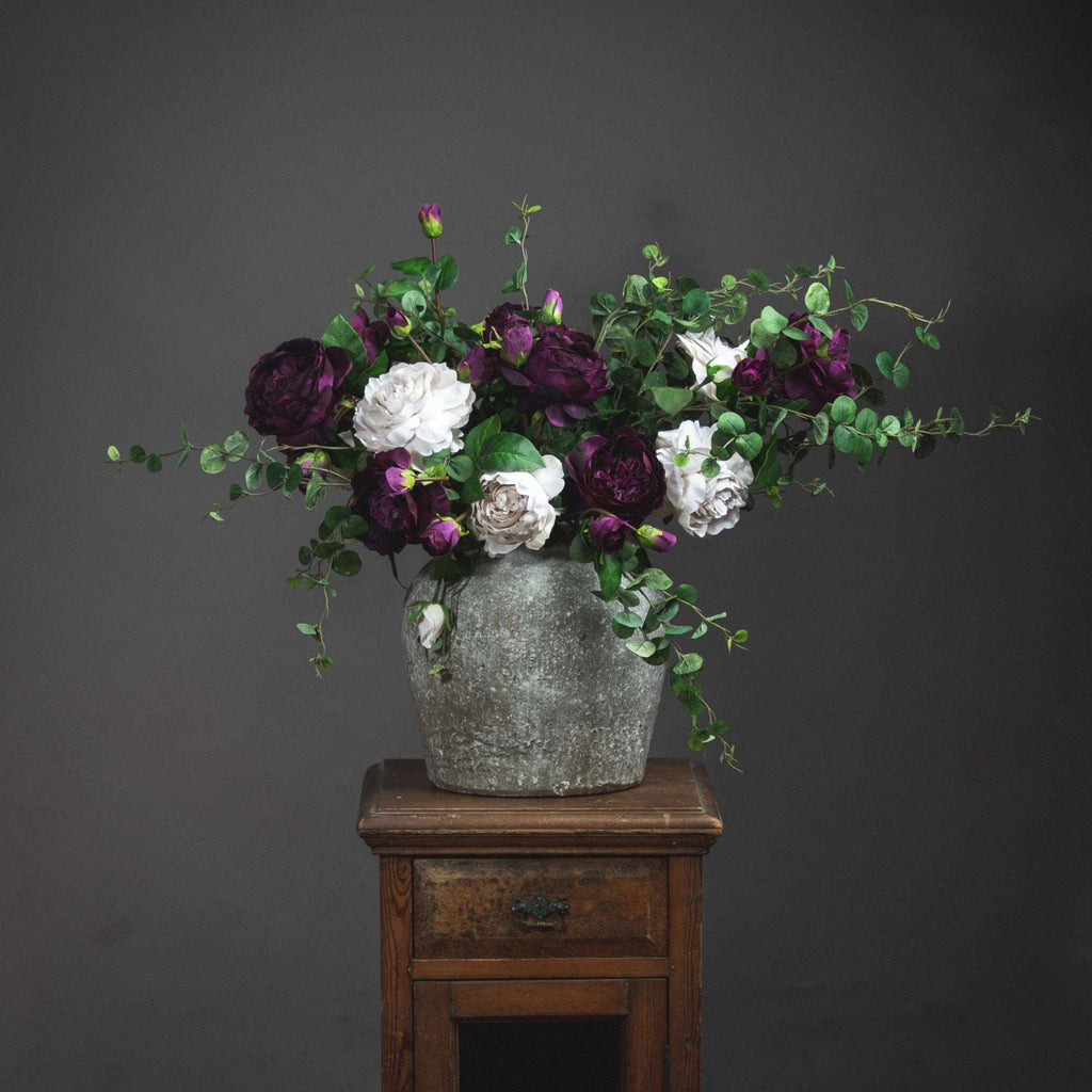 Aged Stone Ceramic Vase Shades 4 Seasons