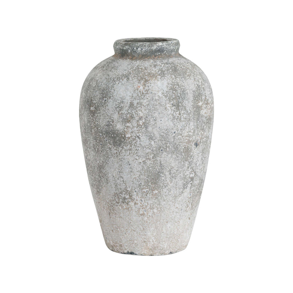 Aged Stone Tall Ceramic Vase STONE CERAMIC Shades 4 Seasons