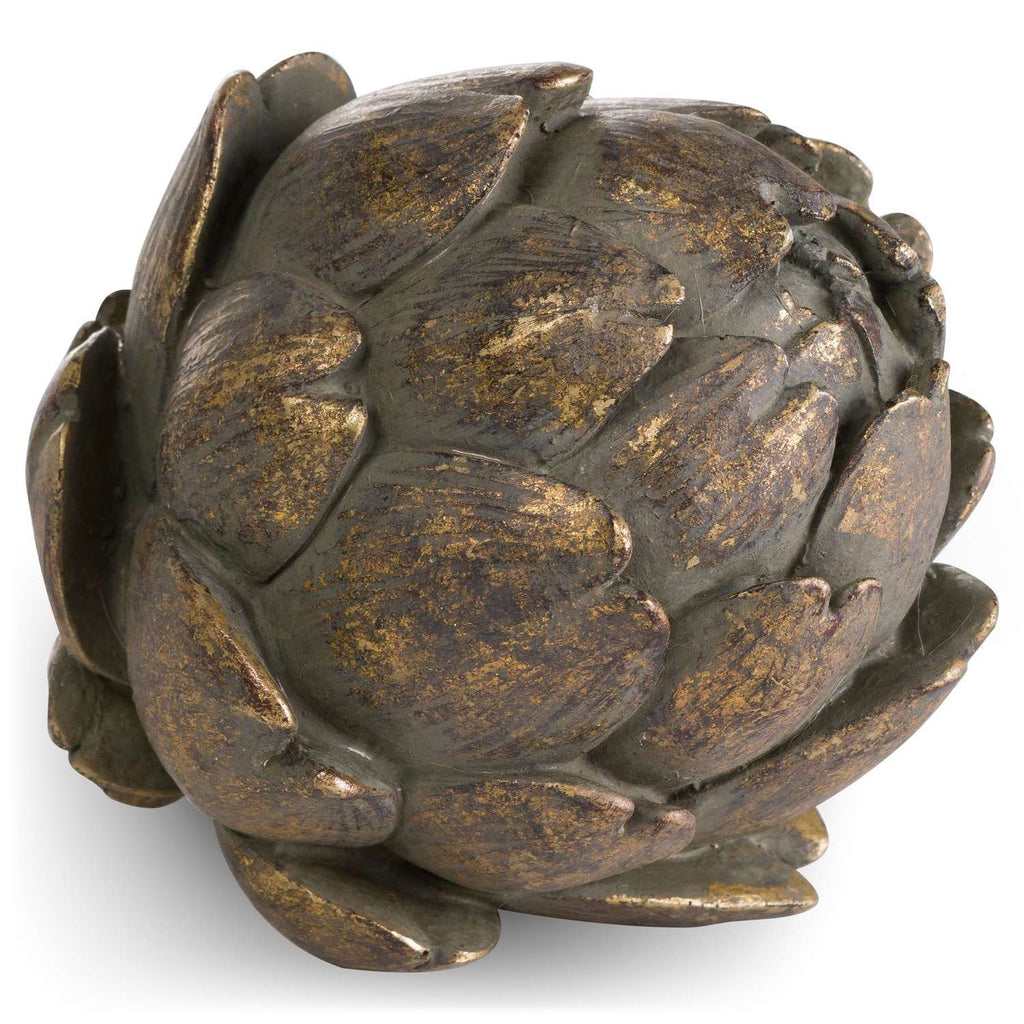 Antique Bronze Large Artichoke BRONZE RESIN Shades 4 Seasons
