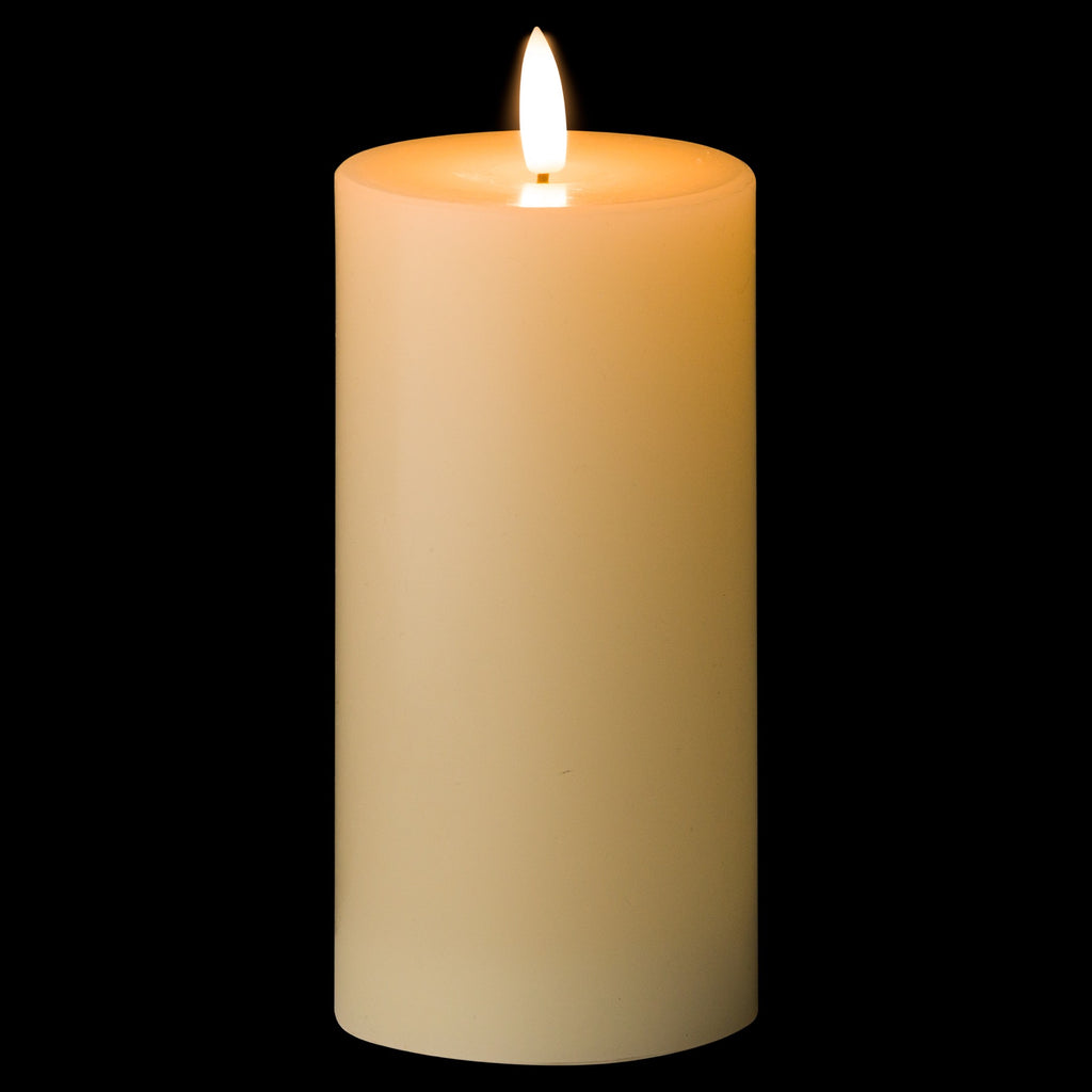 Luxe Collection Natural Glow 3 x 6 LED Cream Candle Shades 4 Seasons