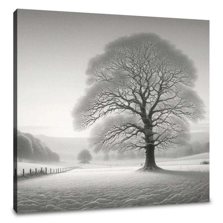 A Silent Winter Morning Canvas