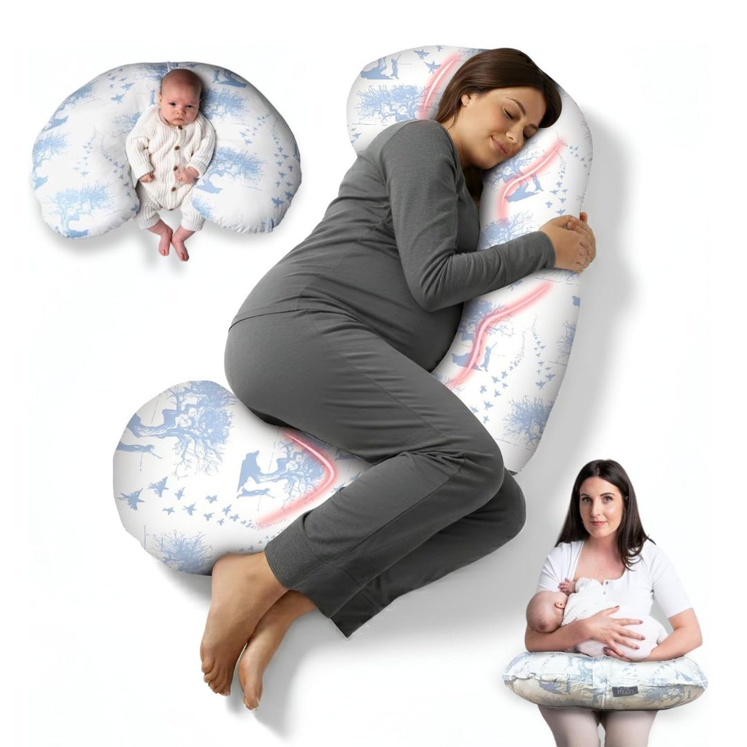 BellaMoon 3-in-1 Comfort Pillow for Stylish Support