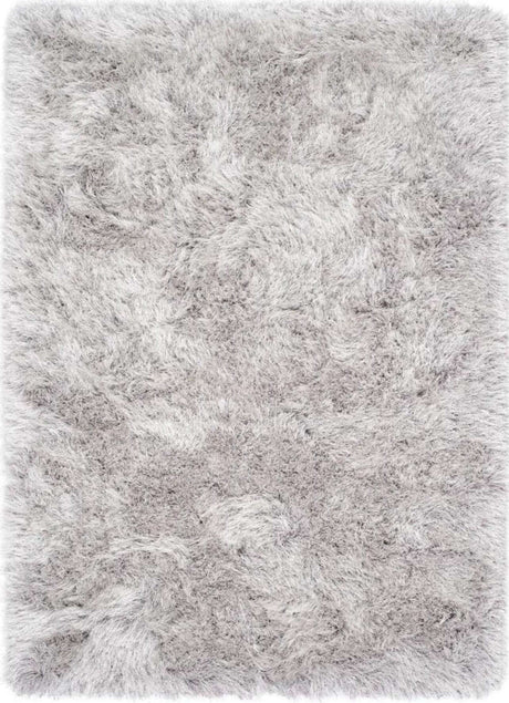 Extravagance Silver Grey Shaggy Rug