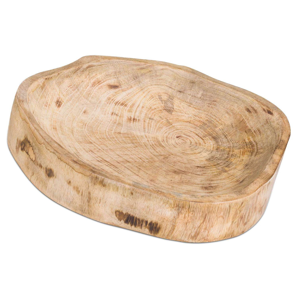 Hand Crafted Mango Wood Trinket Dish BROWN WOOD Shades 4 Seasons