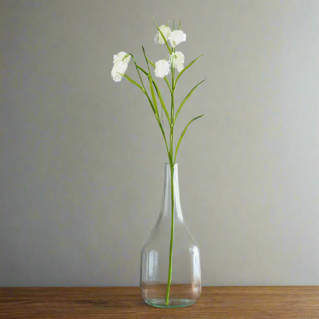 The Natural Garden Collection White Fritillaria Stem WHITE PLASTIC Shades 4 Seasons