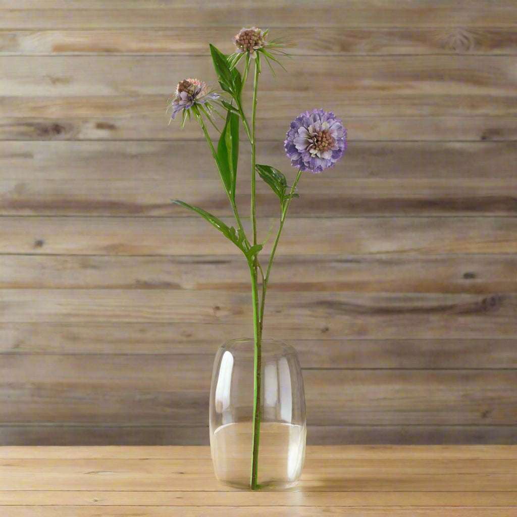 The Natural Garden Collection Purple Scabious Stem PURPLE PLASTIC Shades 4 Seasons