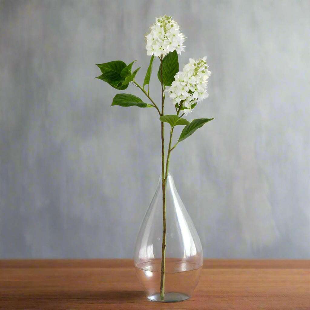 The Natural Garden Collection White Lilac Stem WHITE PLASTIC Shades 4 Seasons
