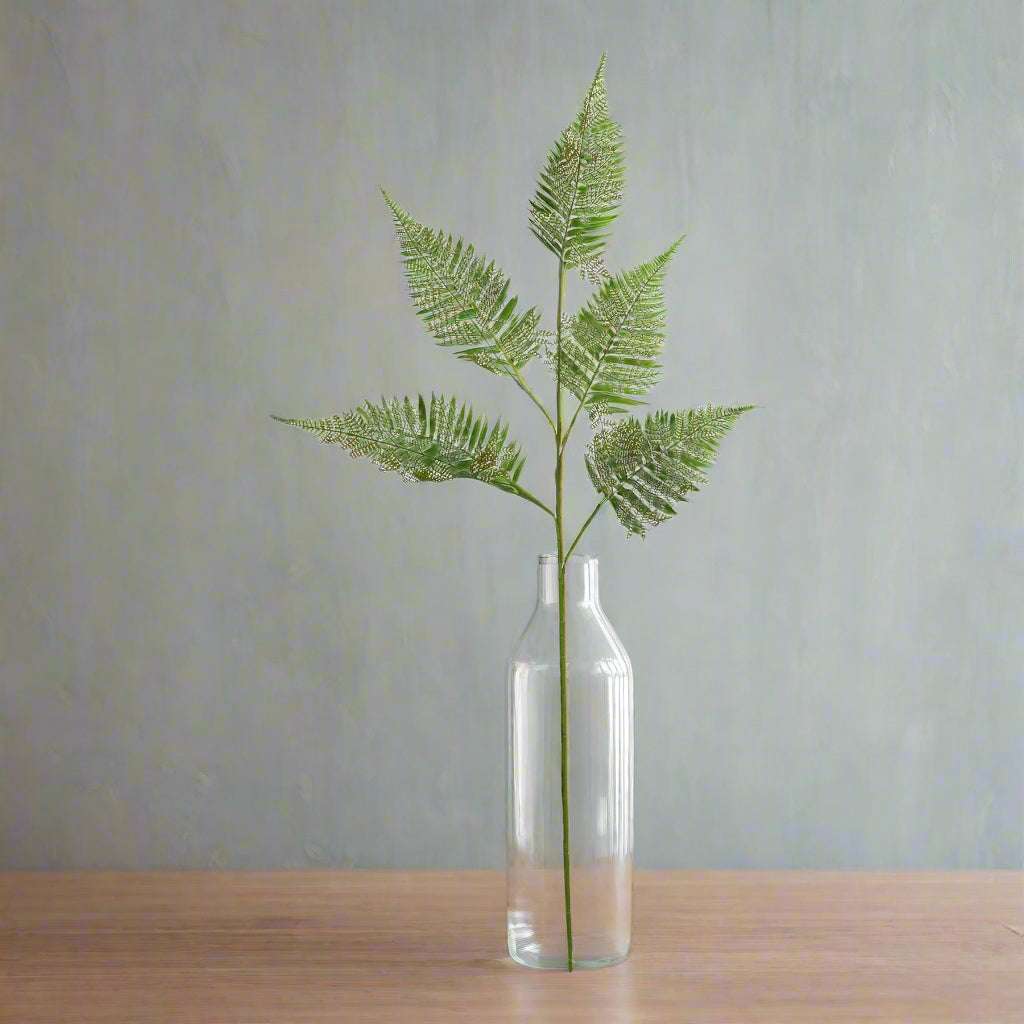 The Natural Garden Collection Large Bracken Fern Spray GREEN PLASTIC Shades 4 Seasons