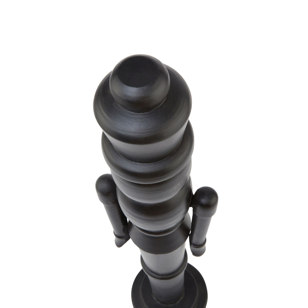 Minimalist Black Wooden Large Nutcracker Decoration Shades 4 Seasons
