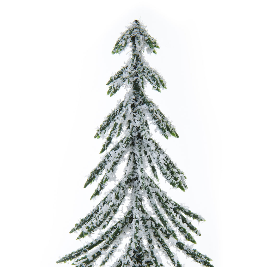 Medium Snowy Spindle Tree In Wood Log Shades 4 Seasons