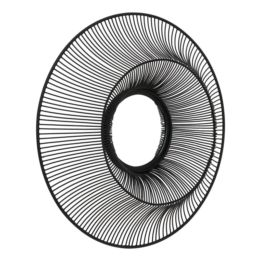 Chico Black Wire Mirror BLACK GLASS Shades 4 Seasons