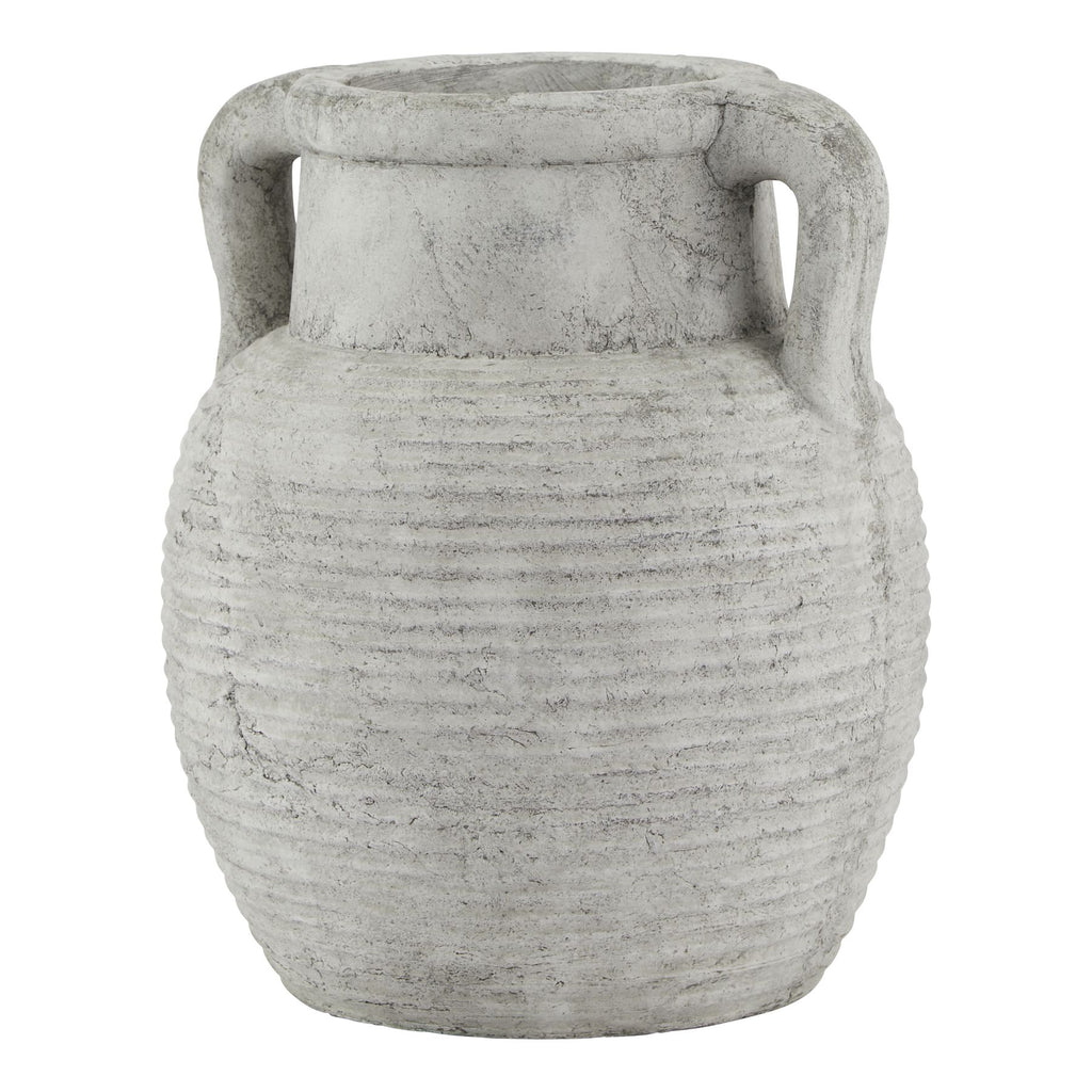 Athena Stone Amphora Pot WHITE CERAMIC Shades 4 Seasons