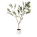 Apulia Olive Tree In White Pot 180Cm BROWN PLASTIC Shades 4 Seasons