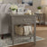 The Serene Collection One Drawer Side Table GREY WOOD Shades 4 Seasons