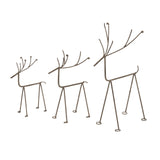 Rustic Metal Reindeer On Stand Shades 4 Seasons