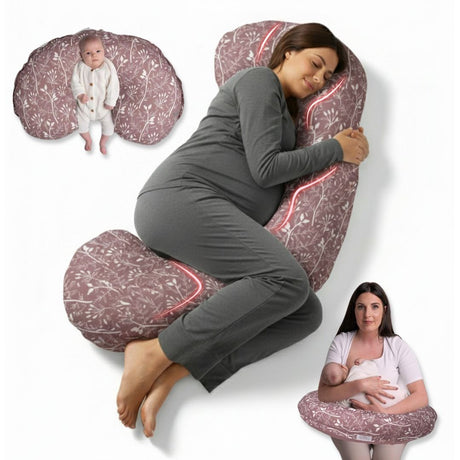 BellaMoon 3-in-1 Comfort Pillow for Stylish Support