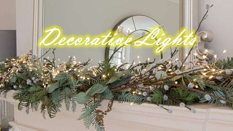 Luxe Collection Natural Glow 3x8 Stone LED Candle Shades 4 Seasons