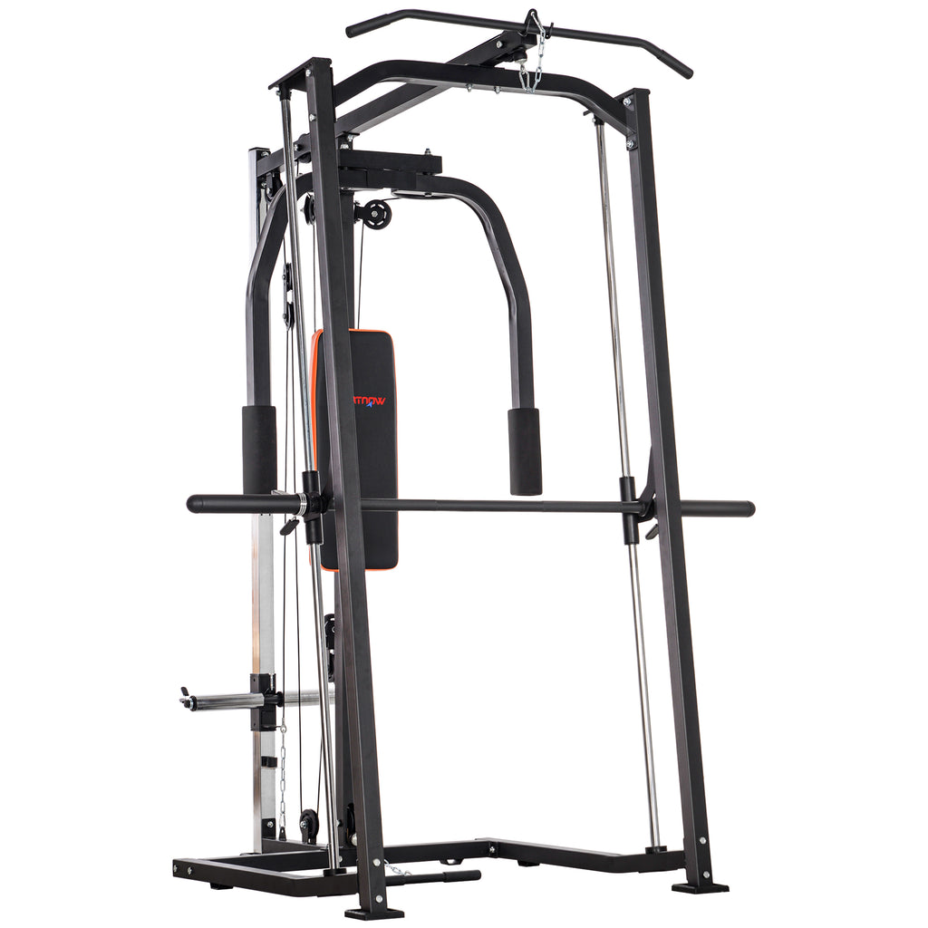 SPORTNOW Multi-Gym Smith Machine Power Cage for Home Gym Weight Lifting SPORTNOW