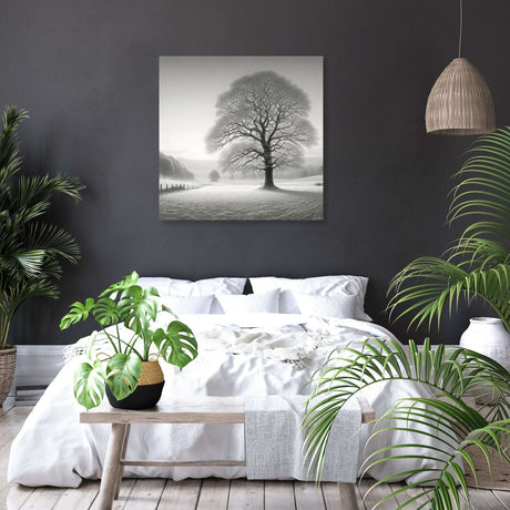 A Silent Winter Morning Canvas