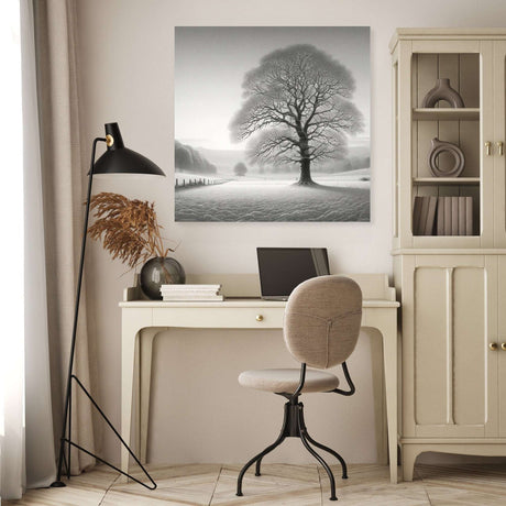 A Silent Winter Morning Canvas