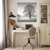 A Silent Winter Morning Canvas