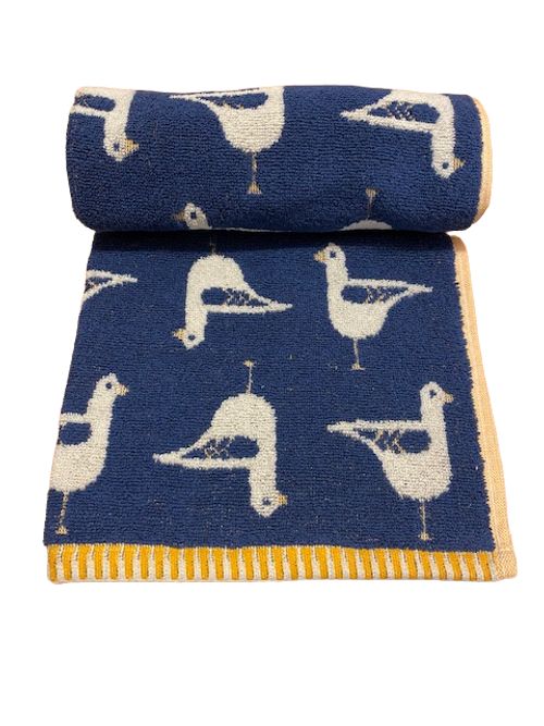 Seagull Turkish Cotton jacquard towel Bellissimo Home