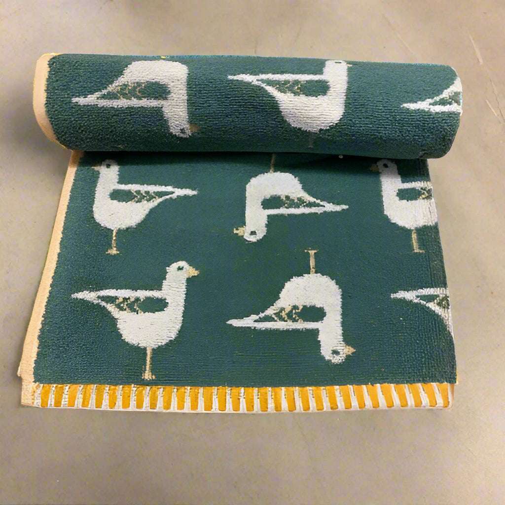 Seagull Turkish Cotton jacquard towel Bellissimo Home