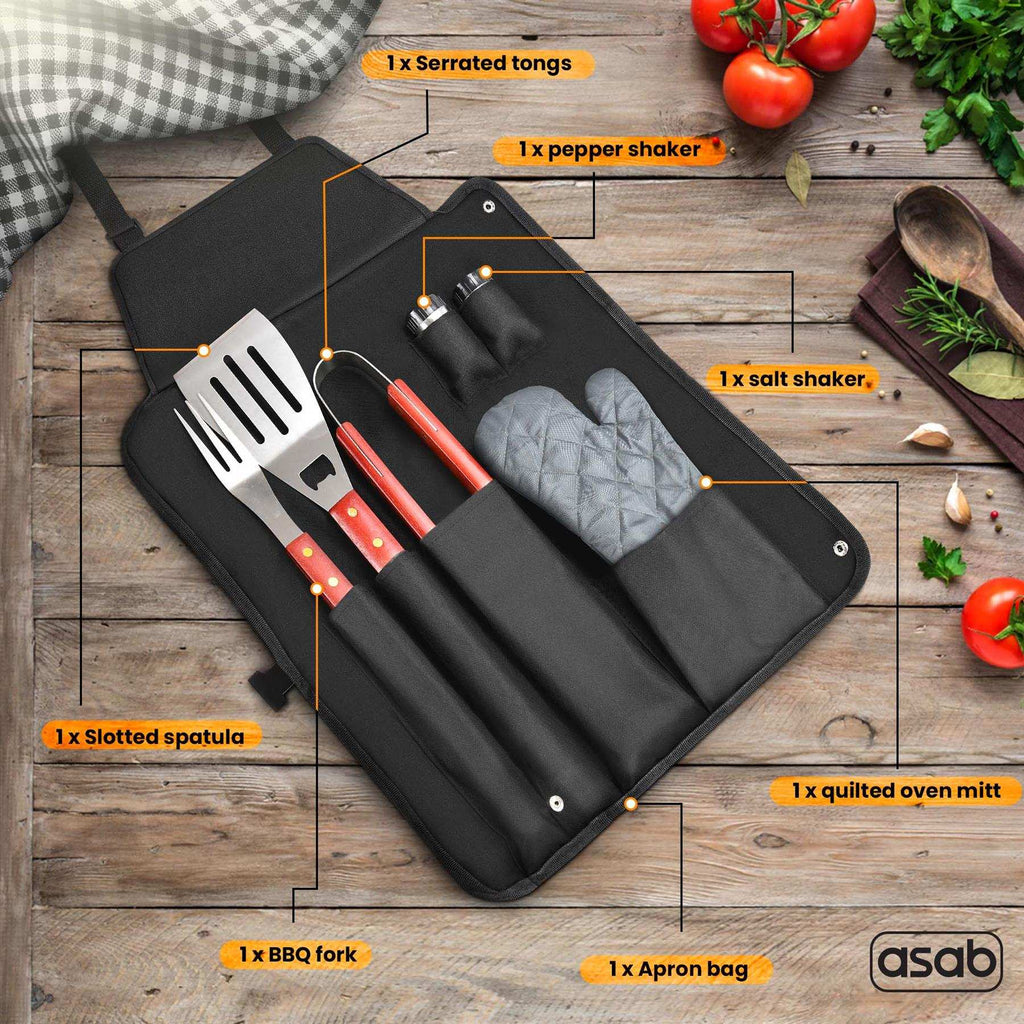 7pc BBQ Tools Set Unbranded