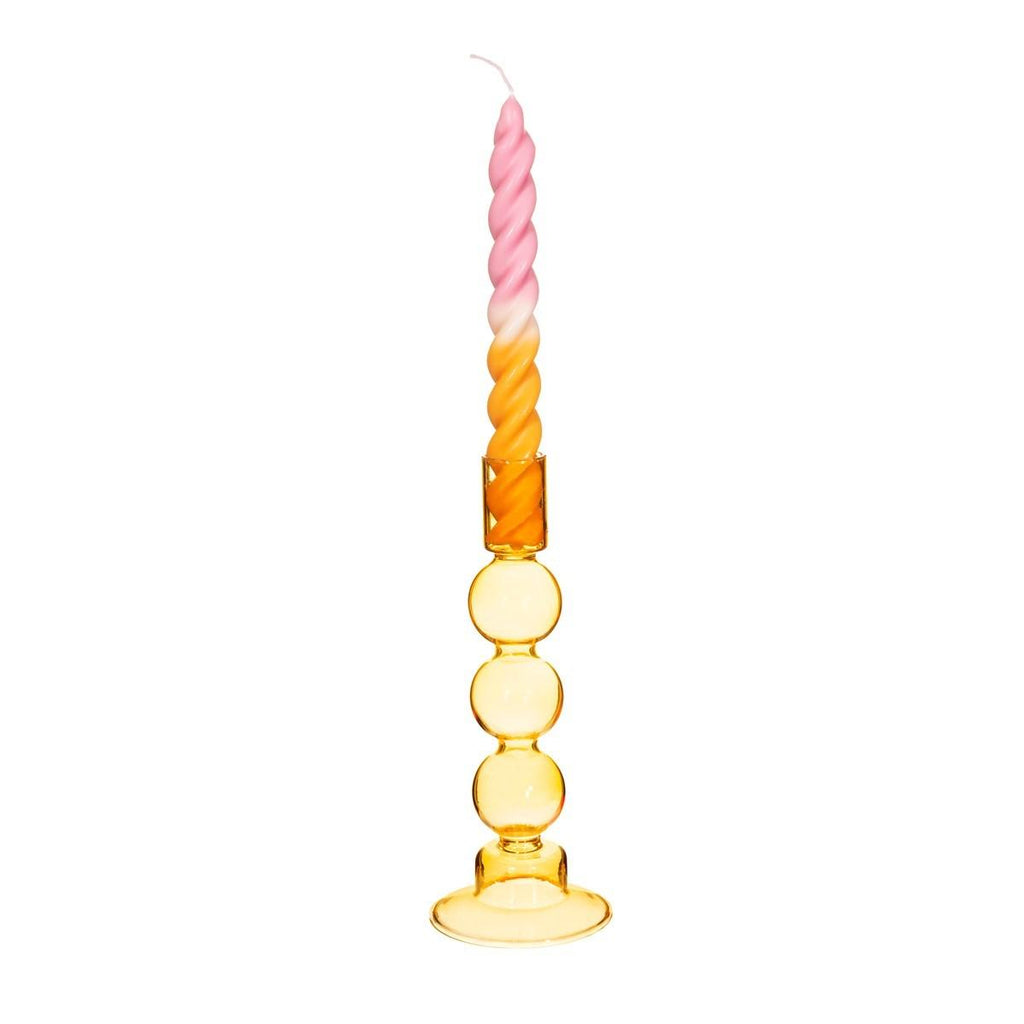 Bubble Candleholder Yellow Geko Products