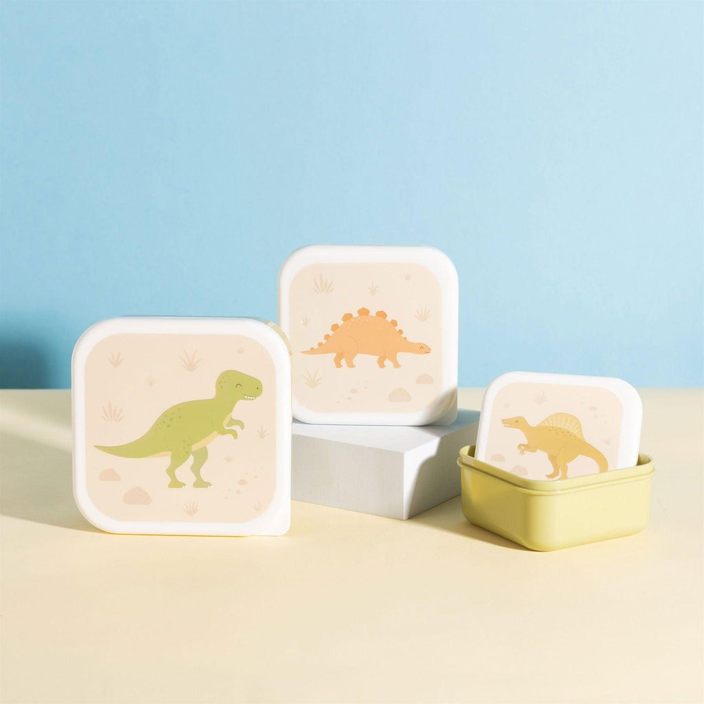 Desert Dino Lunch Boxes - Set of 3 Geko Products