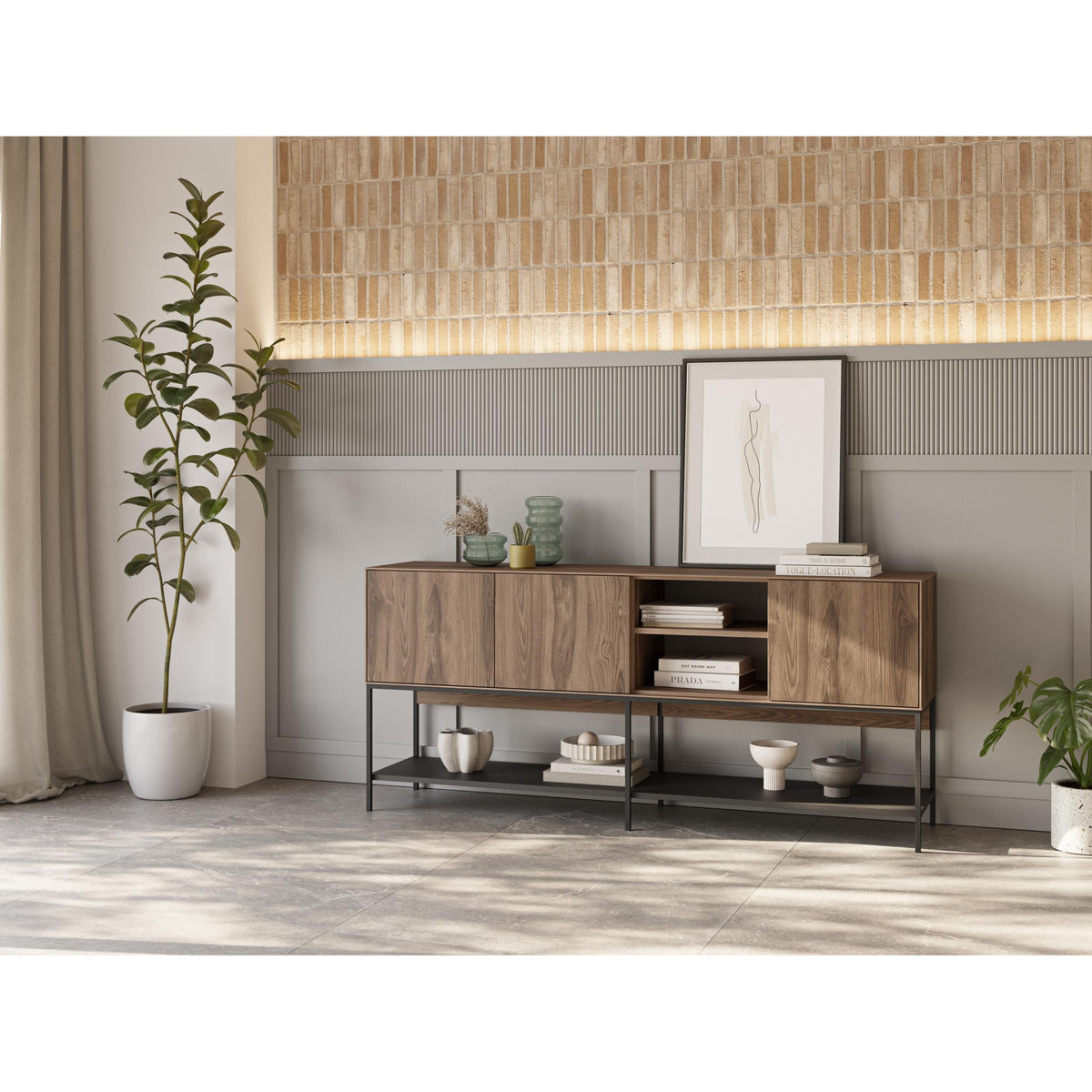 Amira Console Table Modern Sideboard & Storage Unit