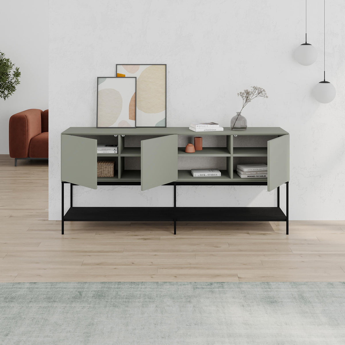 Amira Console Table Modern Sideboard & Storage Unit