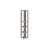 Nati Modern Corner Bookcase Display Unit Tall 161cm