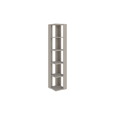 Nati Modern Corner Bookcase Display Unit Tall 161cm