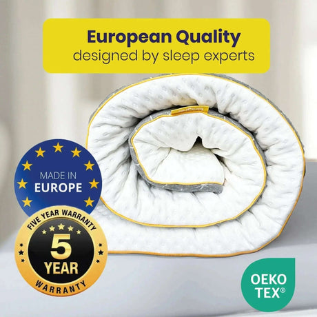 Brightr Aurora 2 in 1 Memory Foam mattress topper
