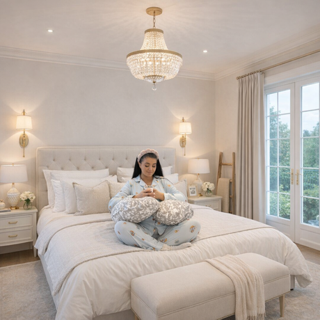 BellaMoon 3-in-1 Comfort Pillow for Stylish Support