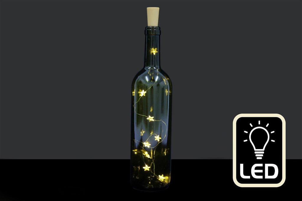 LED Star Cork Garland 10 Led Light Geko Products