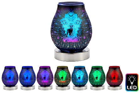 Buddha Oval LED Oil Burner - Shades 4 Seasons