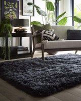 Stylish Extravagance Dark Grey Shaggy Rug by The Rugs