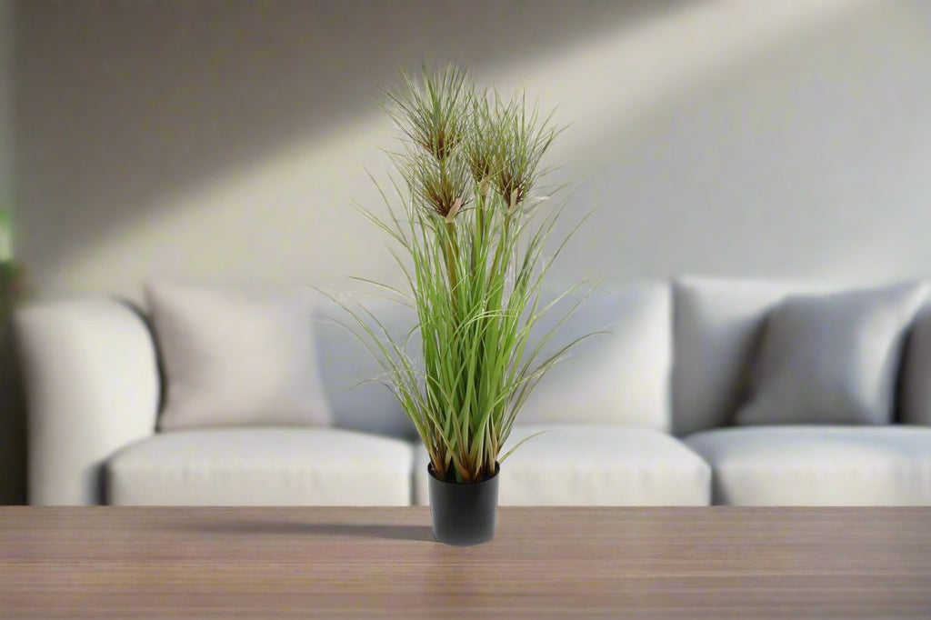 Artificial Green Papyrus Plant 65cm Geko Products