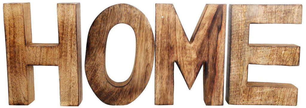 HOME Wooden Letters Sign Geko Products