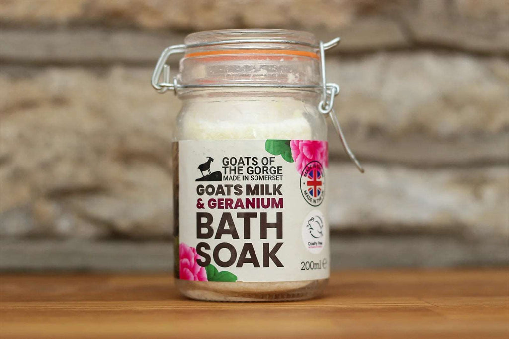 Goats Milk Geranium Bath Soak Geko Products